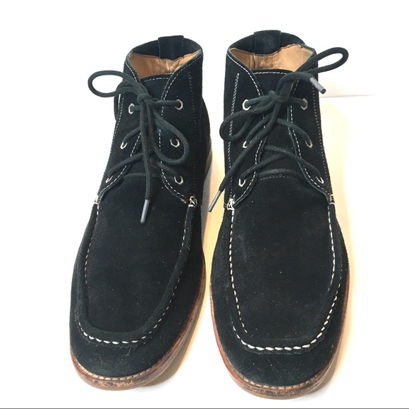 UGG 'Via Lungarno' Black Suede Chukka Boot 12 EUC - Picture 2 of 11